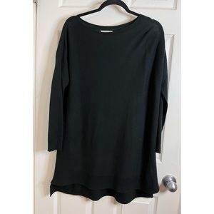 SM-LG Black oversized tunic sweater (brand new)